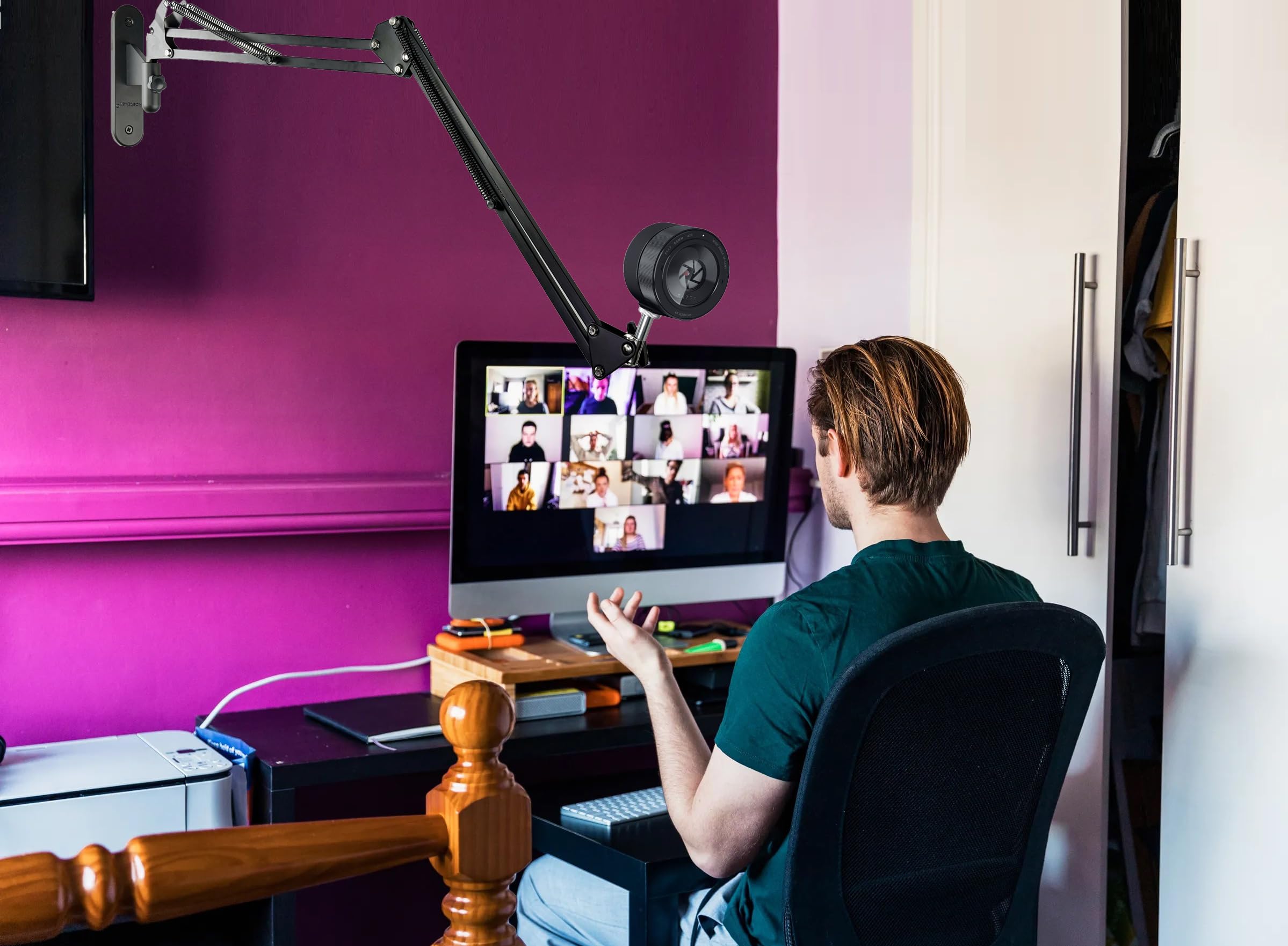 Kiyo Support mural pour webcam Razer Kiyo, Kiyo Pro, Kiyo X, Kiyo Pro Ultra 4K