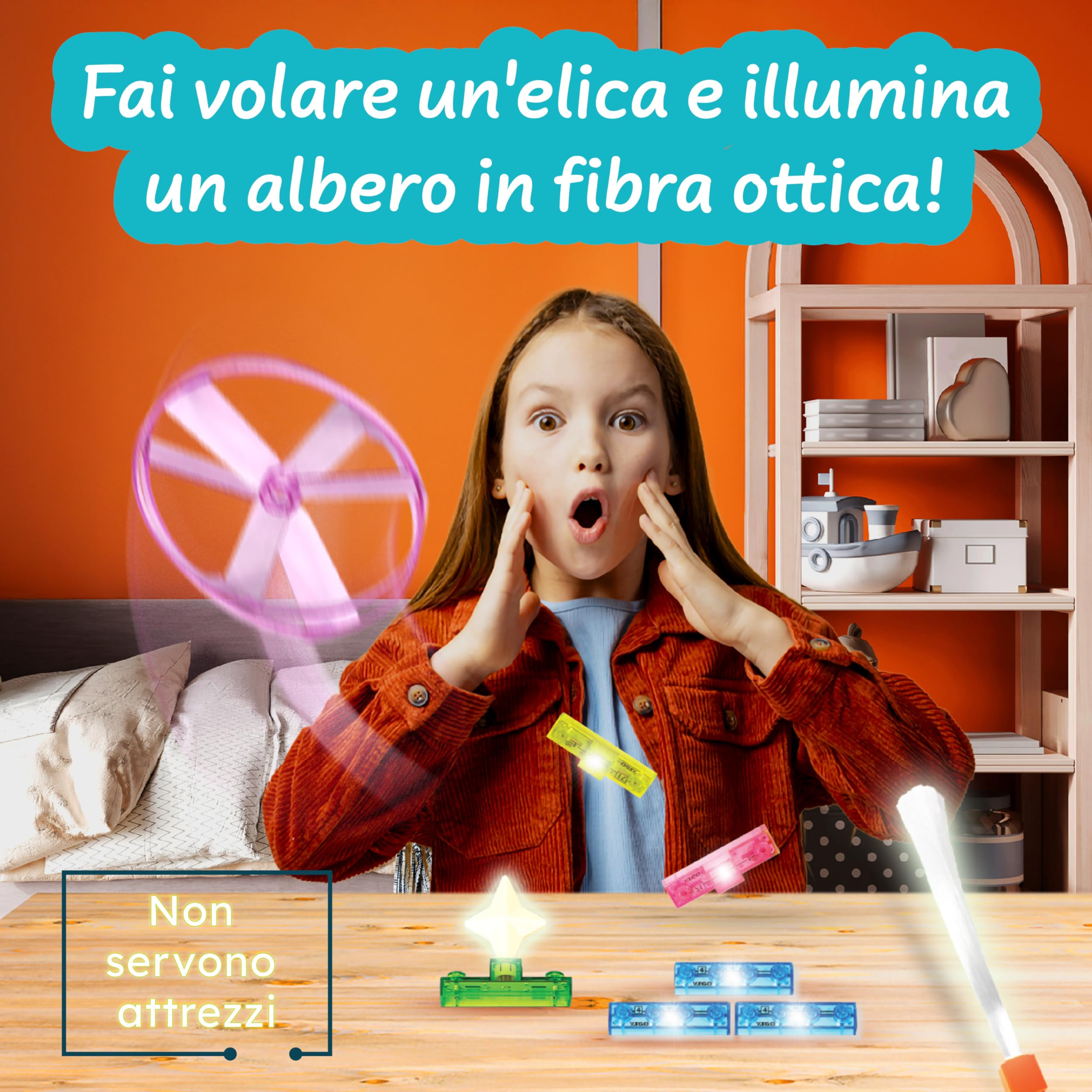 Science4you Kit di Elettronica per Bambini – Set di Circuiti, Kit Robotico, 60 Esperimenti con Motore incluso, Giocattoli Stem, Giocattoli Elettronici ed Educativi per Bambini e Bambine di 8 9 10 11+