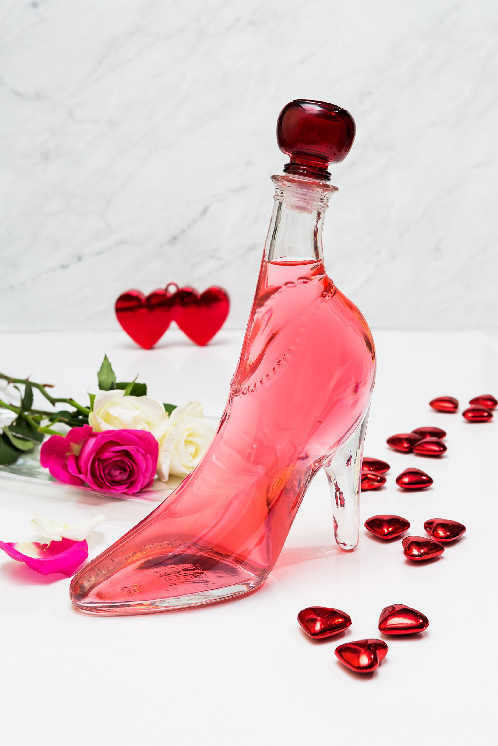 Gin Gift | Unique Skull Shaped Glass Bottle With Pink Gin | 200ml | 40 – IL GUSTO UK