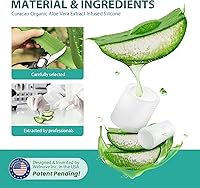 Vista 2 de Welnove Protectores de dedos – Paquete de 12 fundas de silicona con infusión de extracto de aloe vera, cubiertas para dedos para dedos de martillo