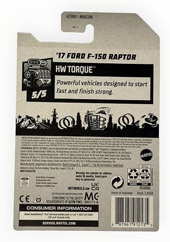 Miniatura 2 de Hot Wheels Ford F-150 Raptor '17 - 167/250 Par 5/5