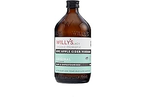 Willy's Organic Apple Cider Vinegar: Supercharge Your Health with Mother & Probiotics