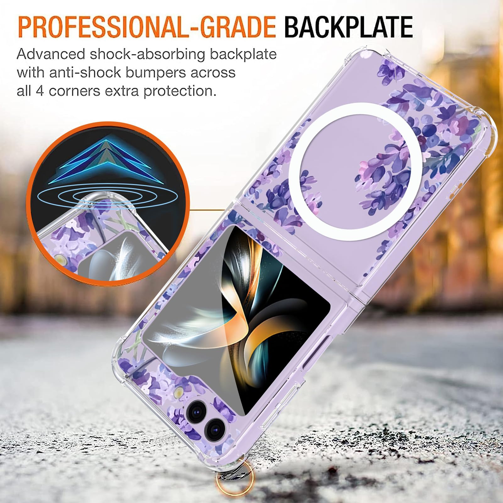 Amazon.co.jp: ZIYE Samsung Galaxy Z Flip 5 ケース [MagSafe対応