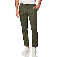 Amazon Essentials Pantaloni Chino Casual Elasticizzati a Vestibilità Aderente Uomo
