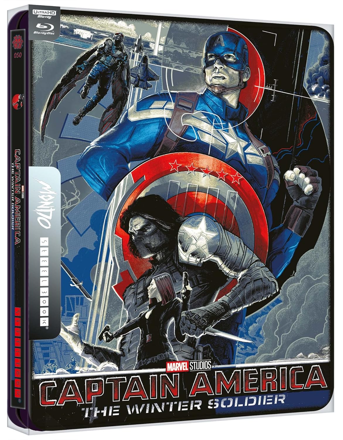 4k Captain America Le Soldat De L'hiver Steelbook Mondo