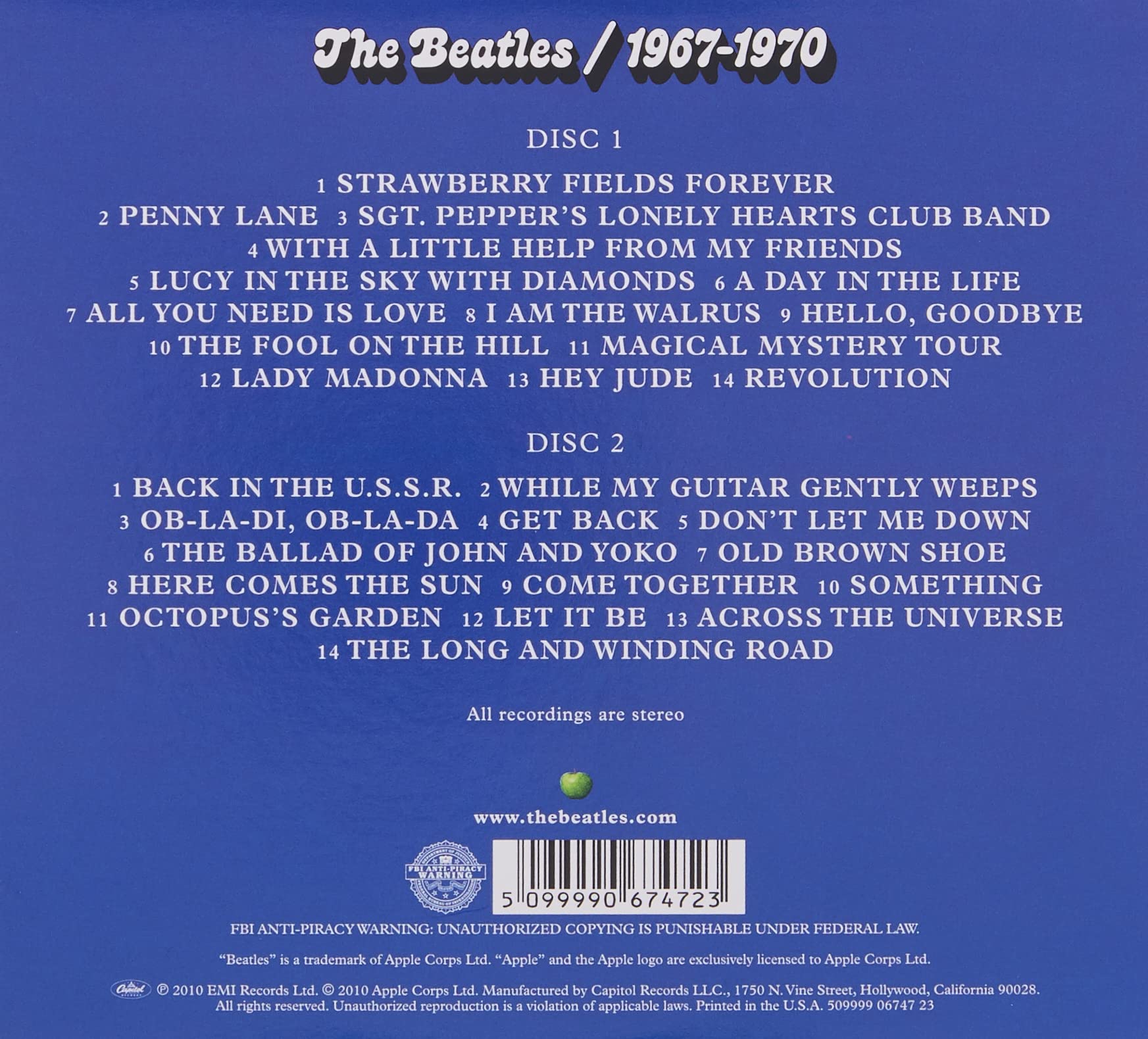 The Beatles 1967 1970