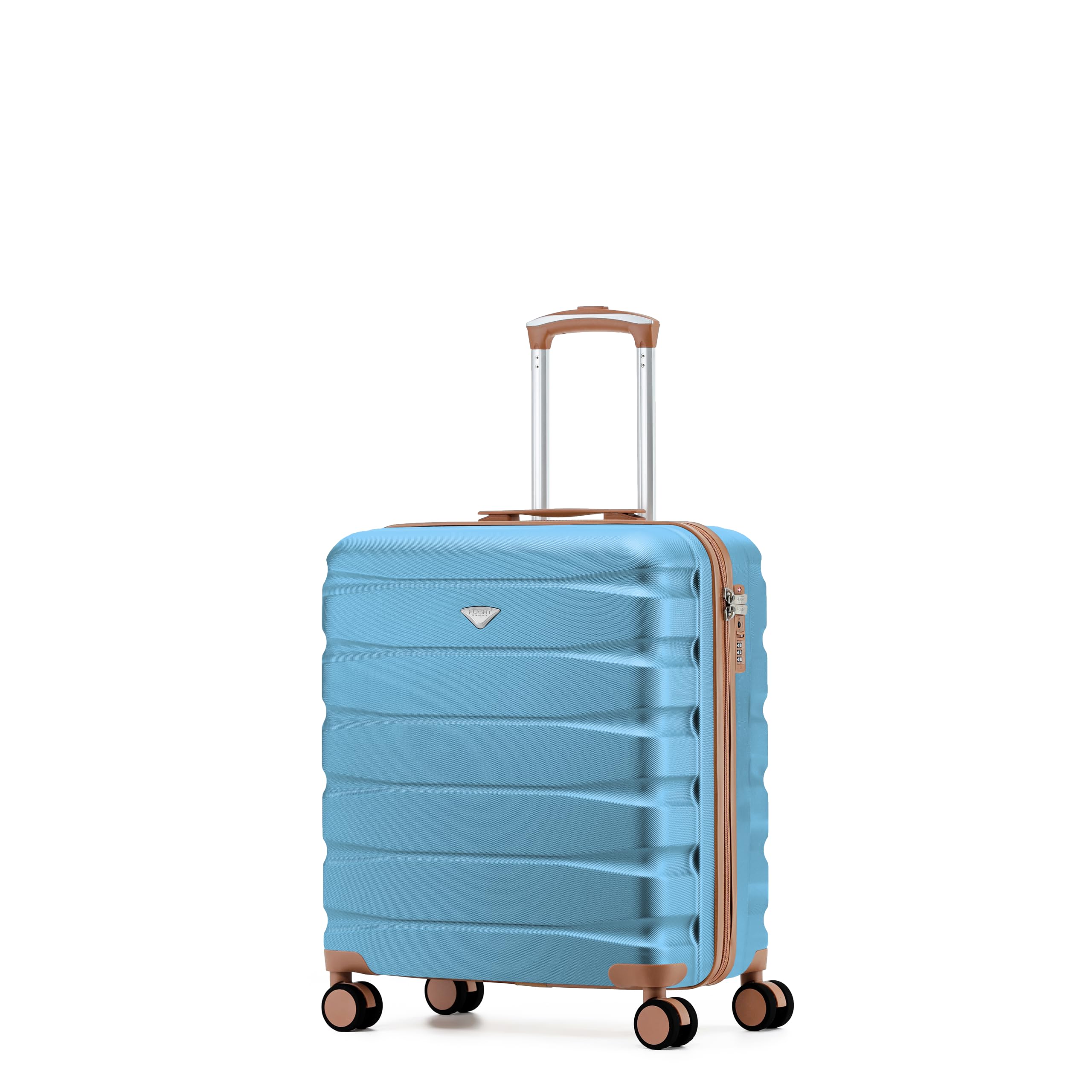 Flight Knight Underseat Cabin Suitcase 45x36x20cm | Free Hand Luggage for EasyJet & Wizz Air | Lightweight ABS Hard Shell with 8 Silent-Glide Spinner Wheels | Max Space Travel Bag — view 96