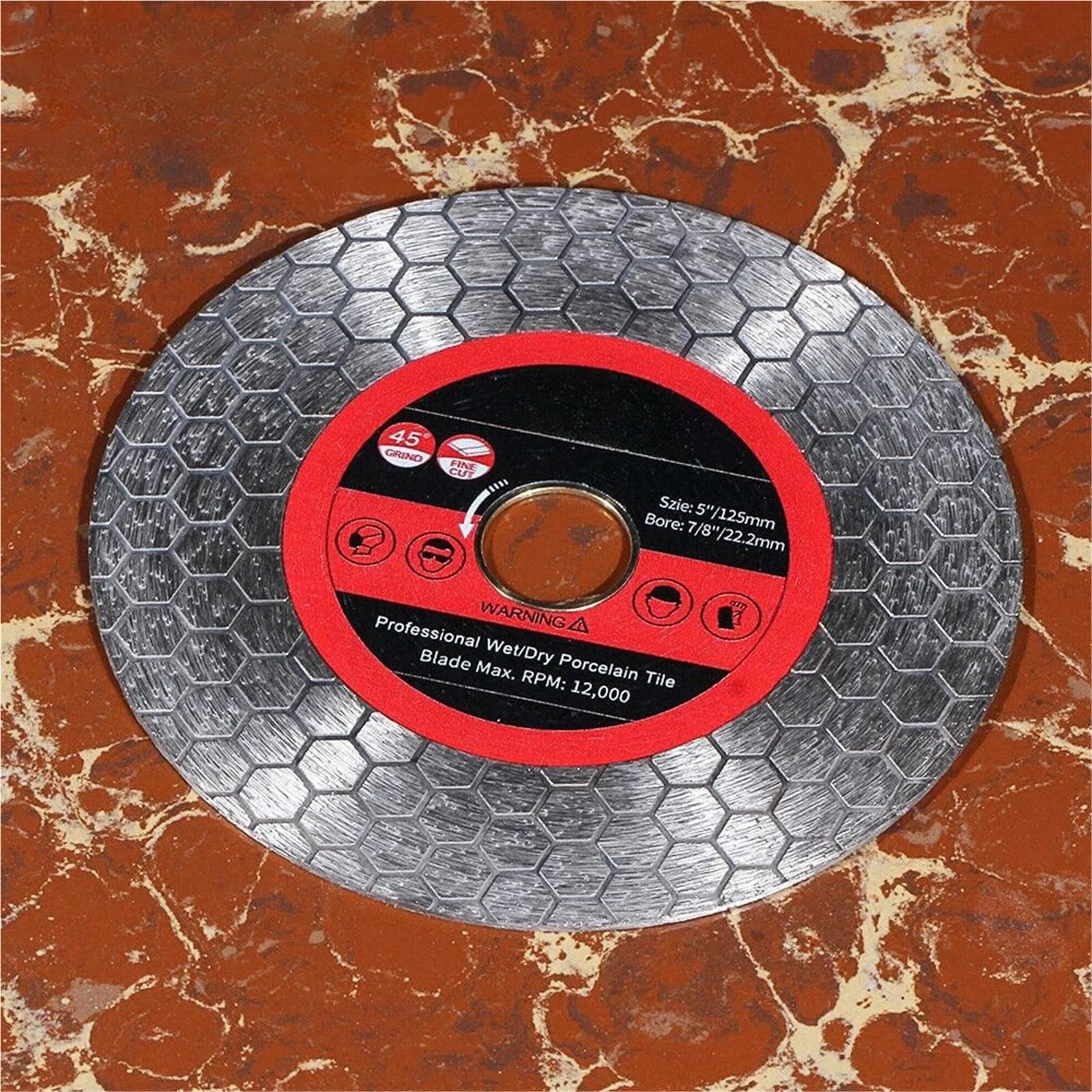 5-calowa/125-milimetrowa diamentowa tarcza tnąca do cięcia i szlifowania płytek Tarcza tnąca do płytek ceramicznych(5pcs)