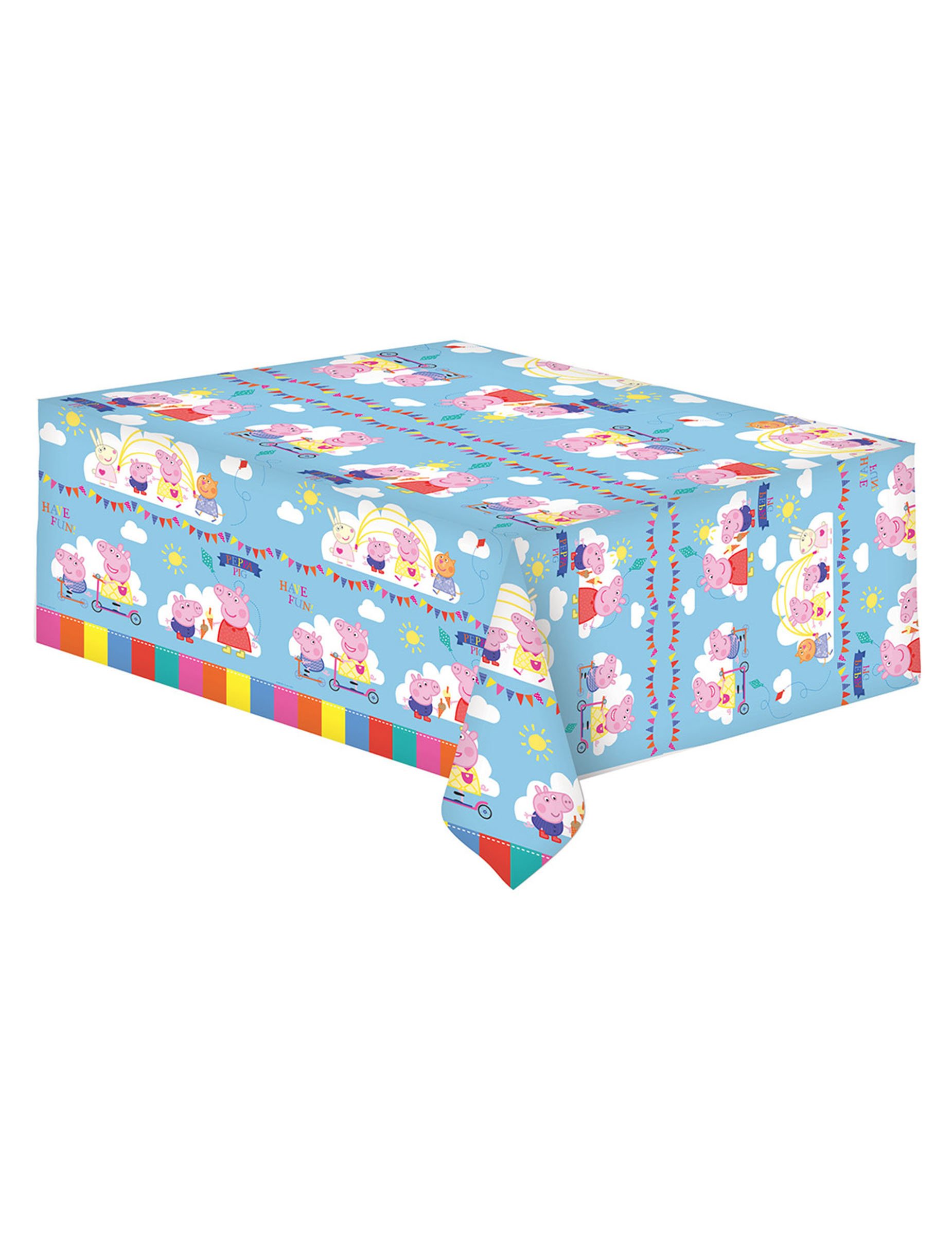 Como Giochi Multi-Coloured - Plastic Tablecloth 138 X 183 Cm Peppa Pig - 5Cg236125