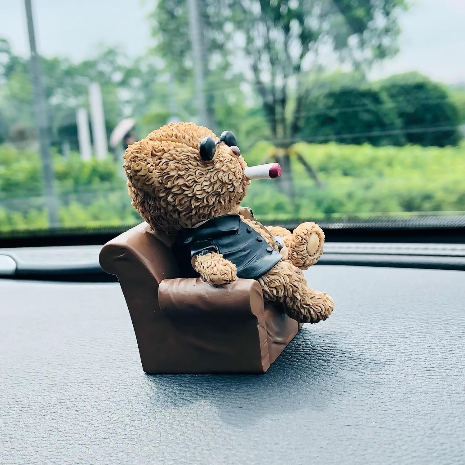 Anime Teddy Bear Car Dashboard Decorations Accessories Interior for Men image 3