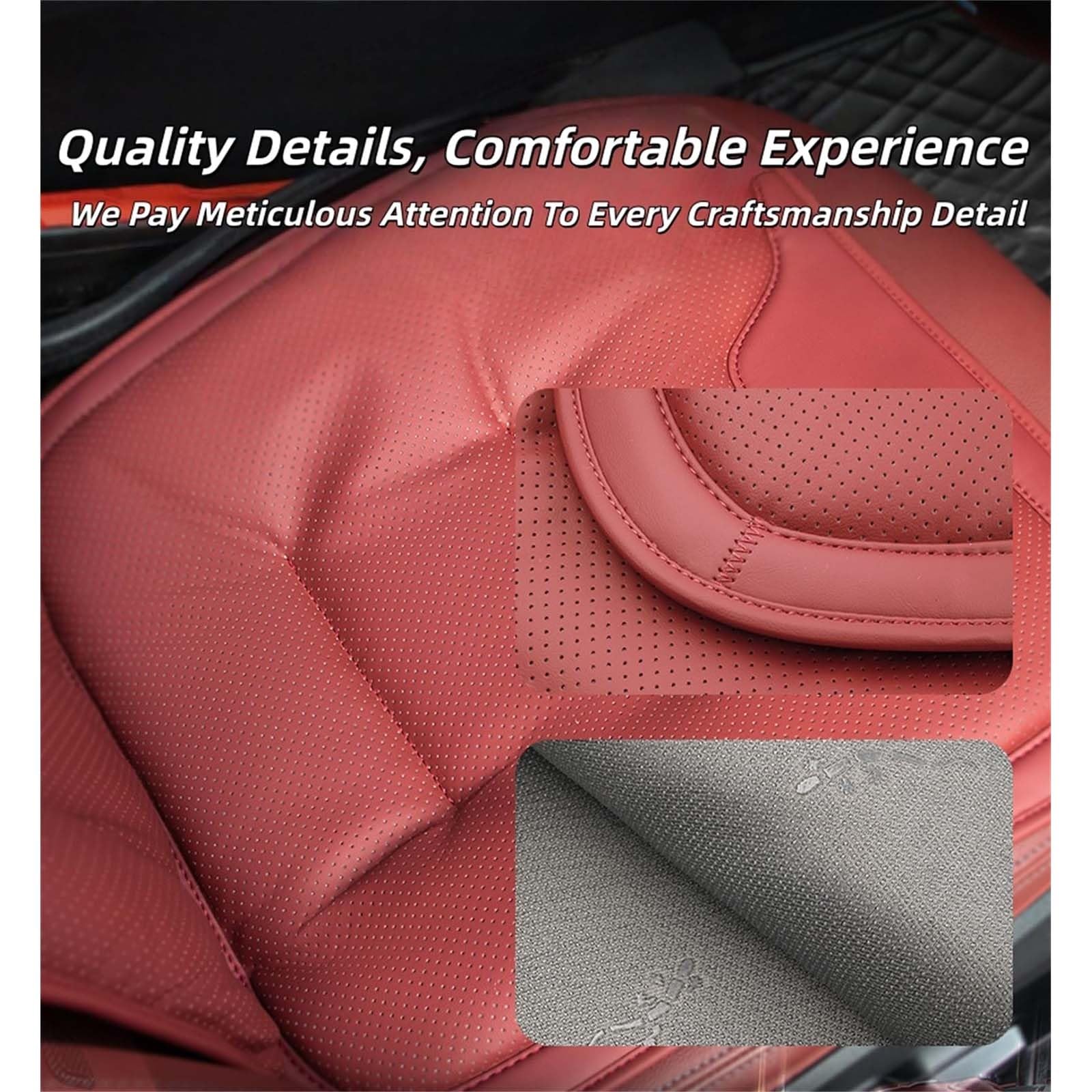 Coussin siège Auto,Protection siège antidérapante,siège conducteur(White,Backrest)
