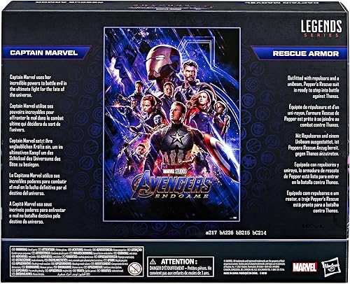 Miniatura 3 de Marvel Legends Series Captain Marvel and Rescue Armor - Paquete de 2, Infinity Saga, figura de acción de 6 pulgadas, 2 figuras y 12 accesorios