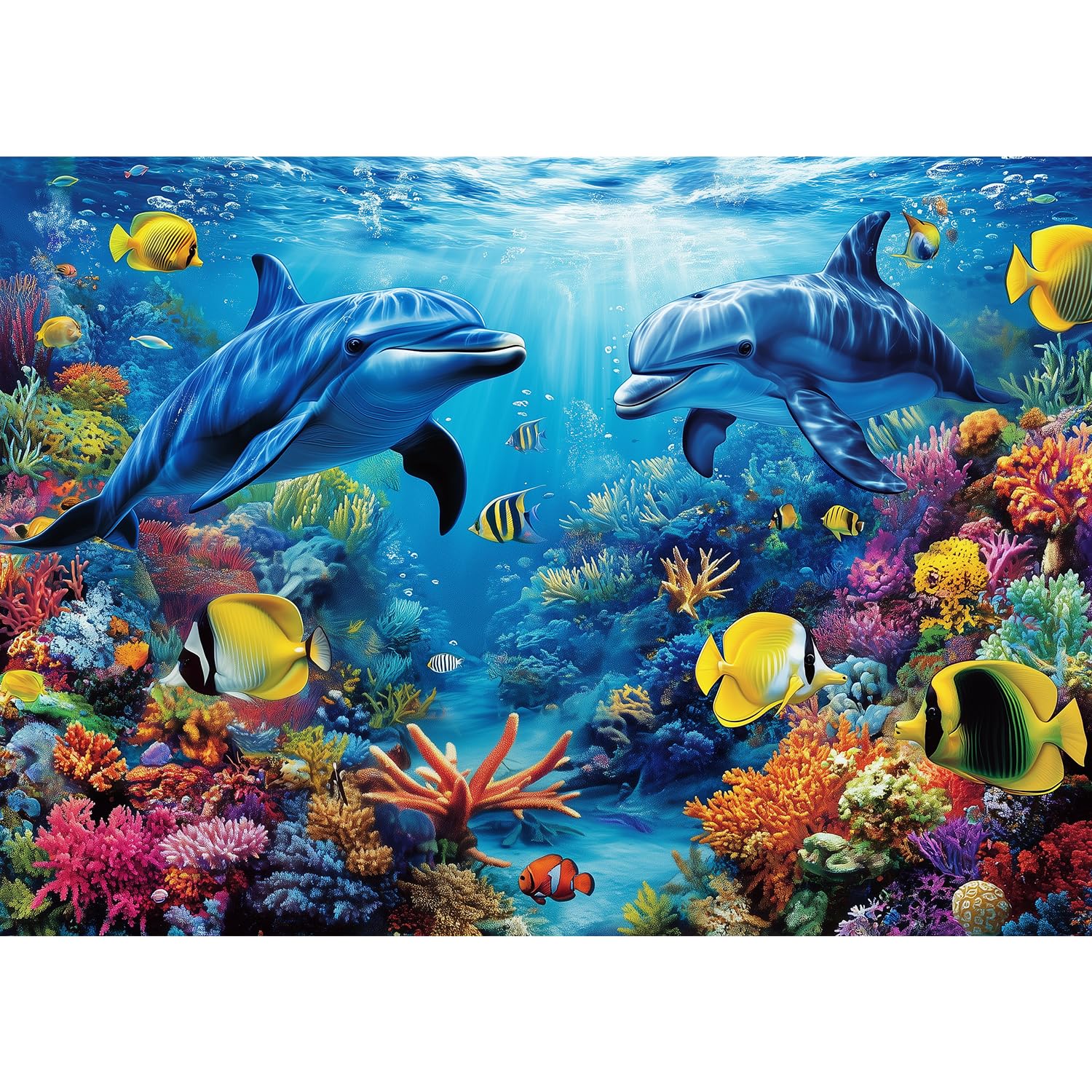 SHU Mizoguchi 海とイルカ ジグソーパズル 1000ピース Amazon | MISITU ジグソーパズル 1000ピース パズル 風景 絵画 海 海洋