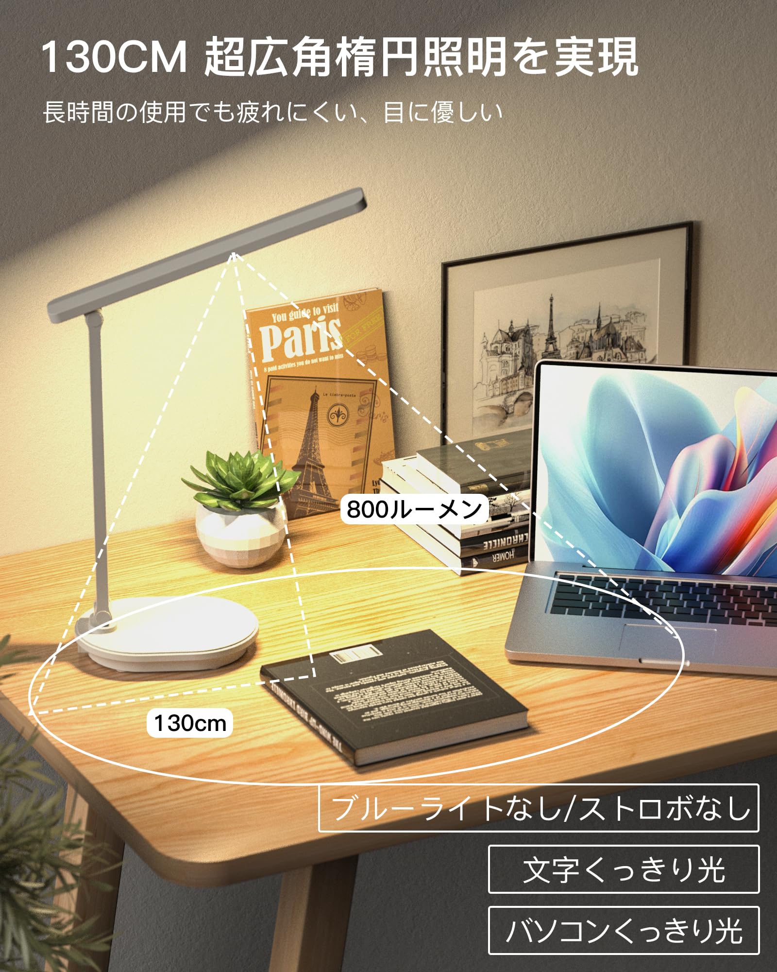 Amazon.co.jp: 【2026革新モデル】スタンドライト デスクライト 9段階