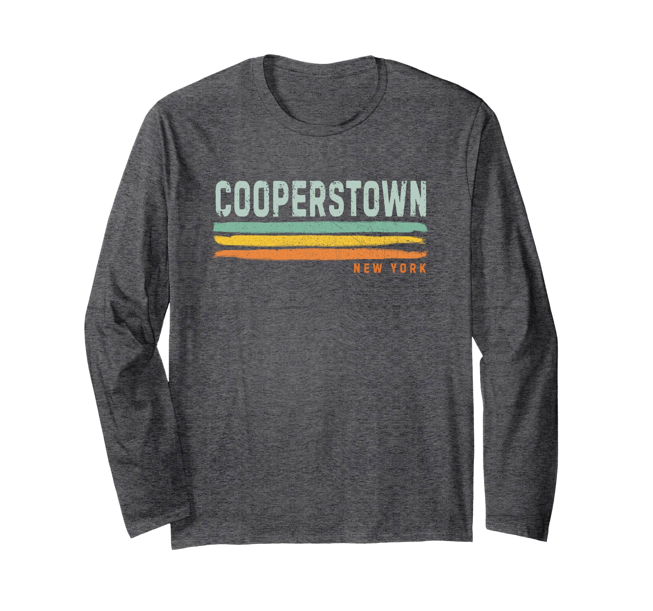 Vintage Stripes Cooperstown NY Long Sleeve T-Shirt