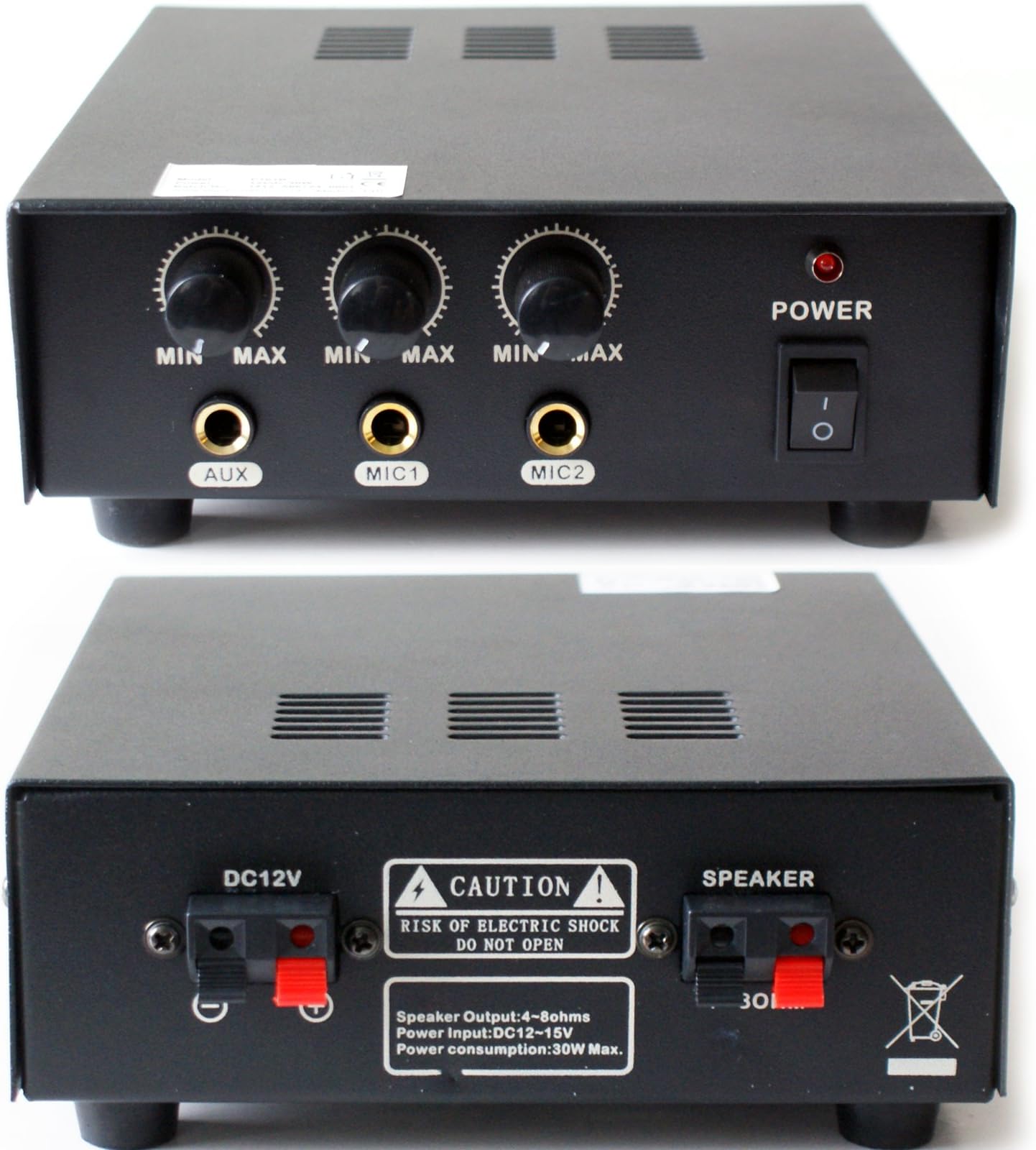 Loops Mobile/PA Vehicle 30W Amplifier/Amp -12v Dc- Car Horn Public Canvasing Speaker