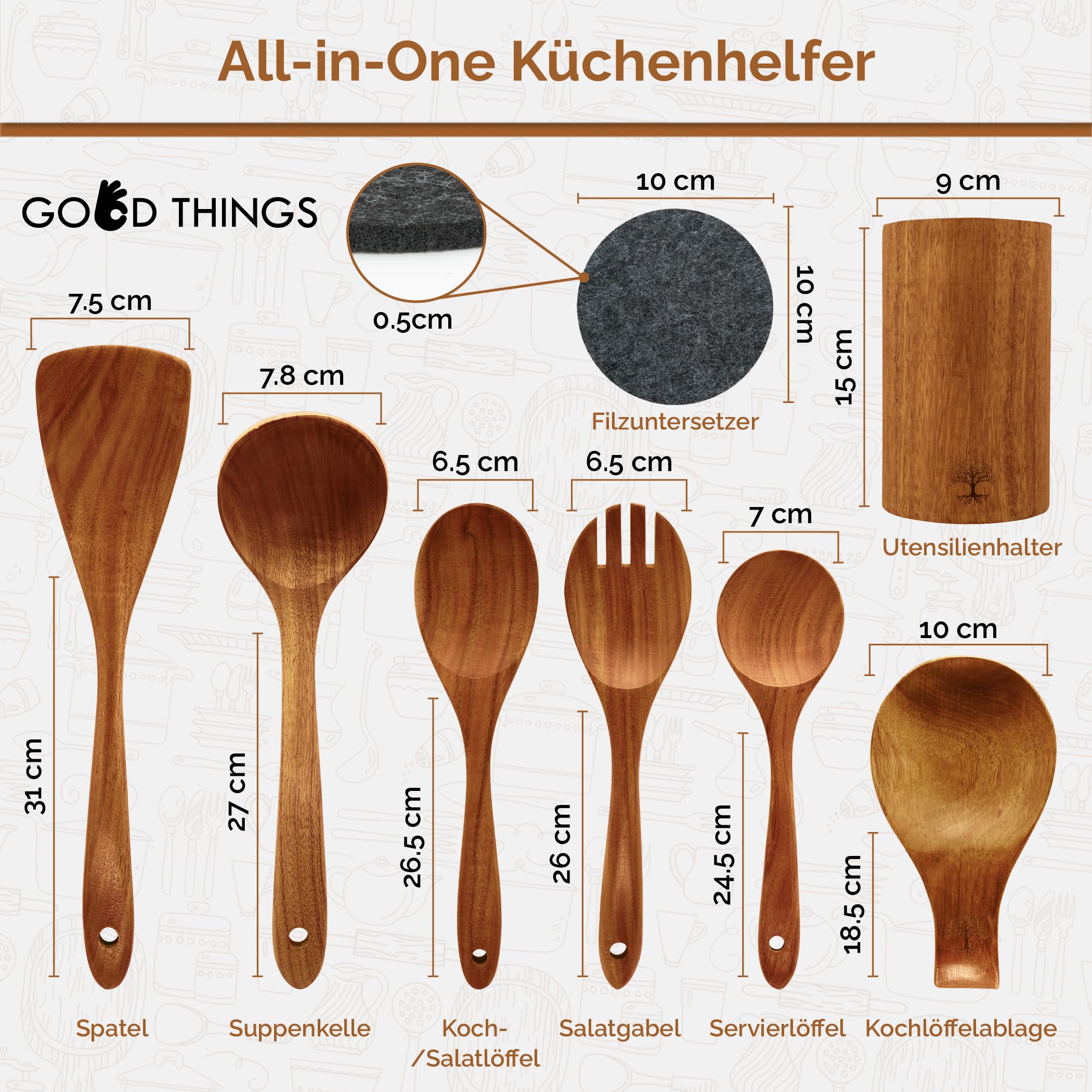 Cucchiai Legno Da Cucina Tagliare File Set Di Utensili Da Cucina, Clipart Di  Strumenti, Cucina, Attrezzo PNG E Vector Per Woodenhouse Lifelong Quality, image size:2100x2100