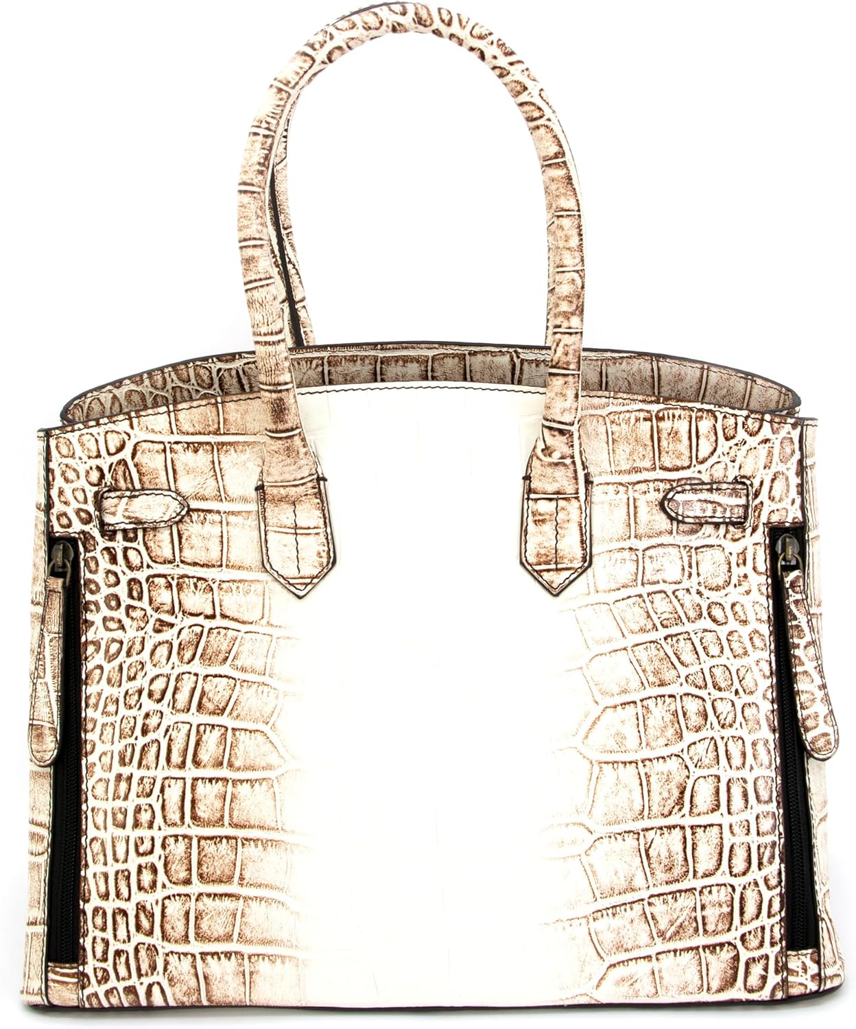womens S&w Croc Handbag