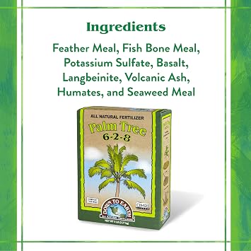 Down To Earth All Natural Fertilizers Organic Palm Tree - 6-2-8, 5 lb