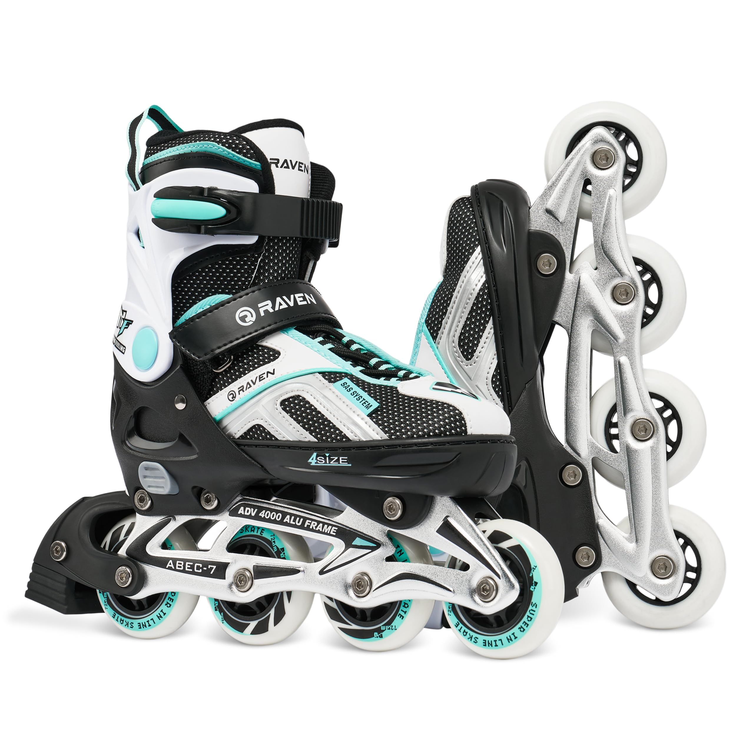 Raven – Patines para niñas, niños, Adultos y niños – Patines con Ruedas – Opción 2 en 1 con Patines de Hielo – Ajustables – Pulse — view 5