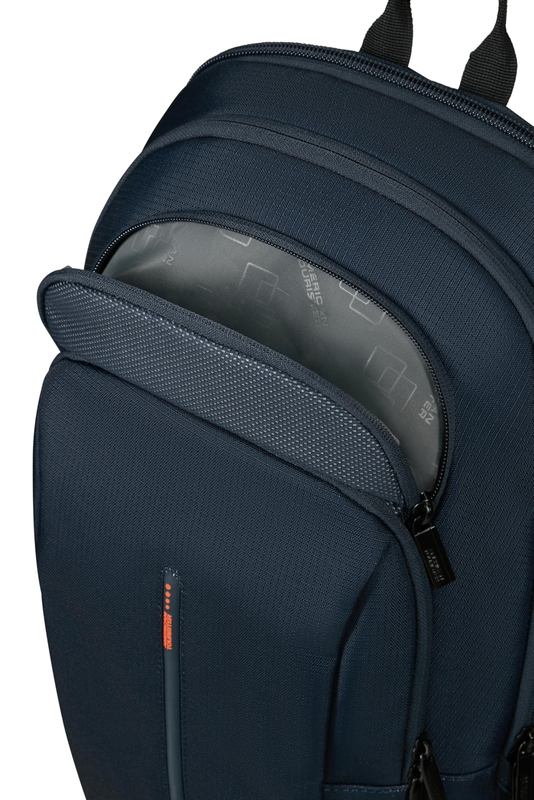 American Tourister Urban Groove UG26 - Mochila PC 15.6" (46 cm) - Mochila Business & Escolar con Portabotellas, Ergonómica, Smart Sleeve - 27L - Dark Navy