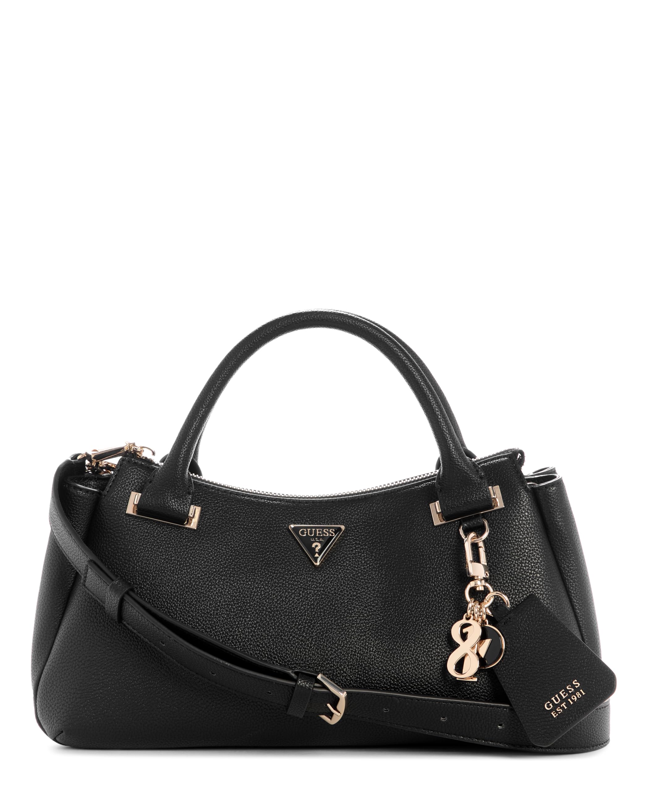 GUESS womens Evie Triple Compartment Satchel