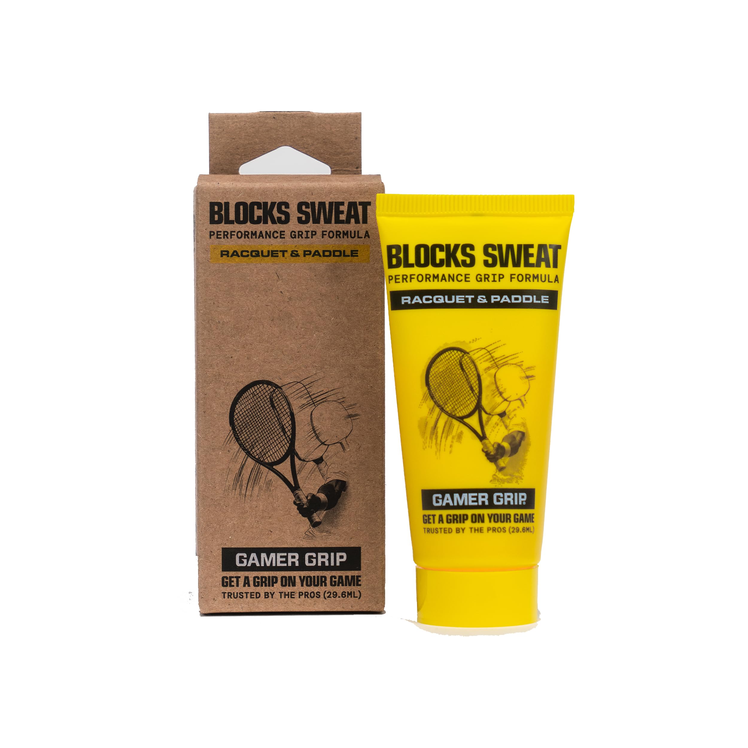 New Racquetball & Paddle Grip Cream by Gamer Grip – Non-Slip, Sweat-Resistant Lotion for Better Grip in Tennis, Pickleball & Paddle Sports – No Chalk - Made in USA