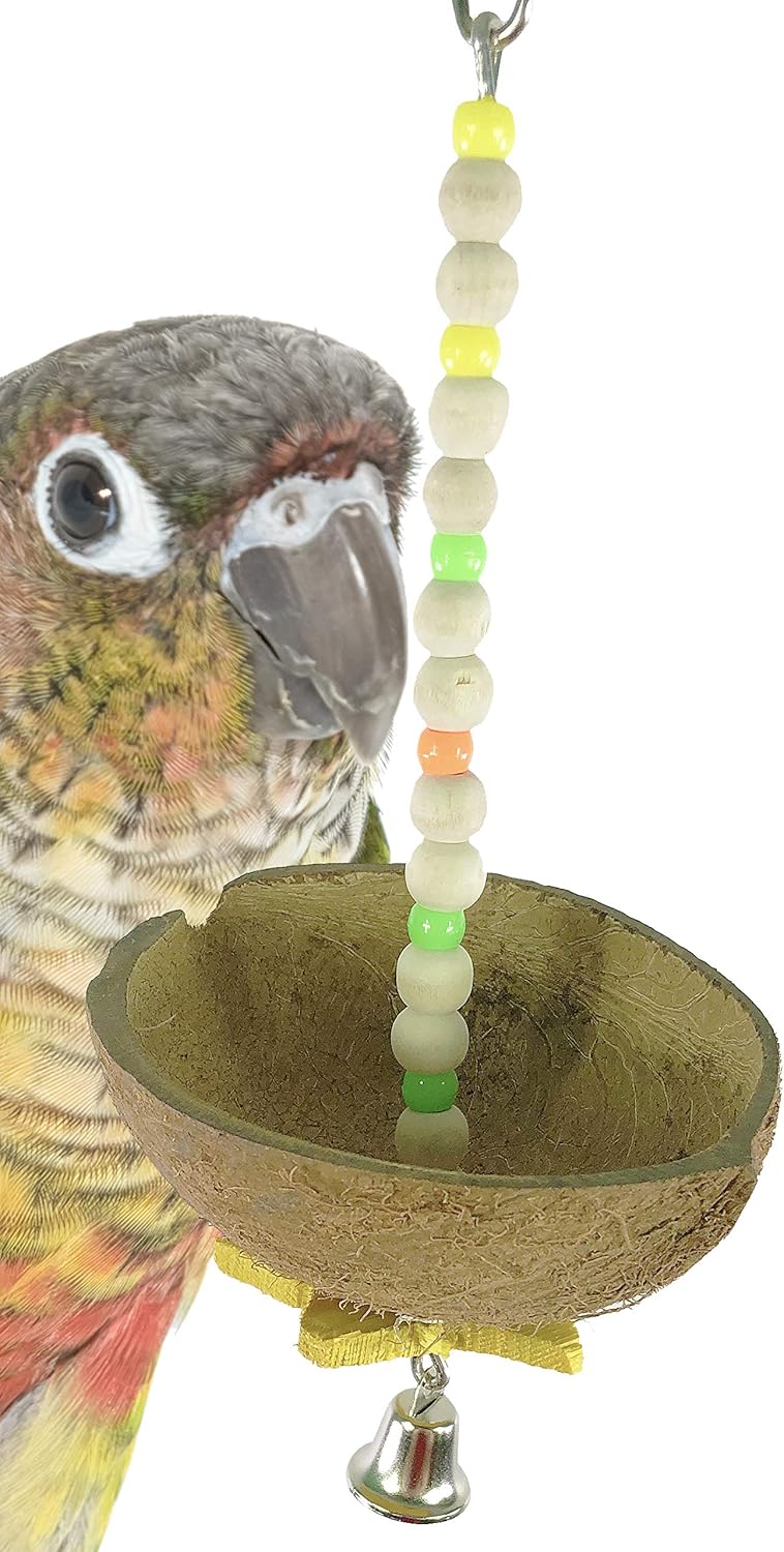 Bonka Bird Toys 839 Coco Hanger Bird Toy Parrot Cage Nest