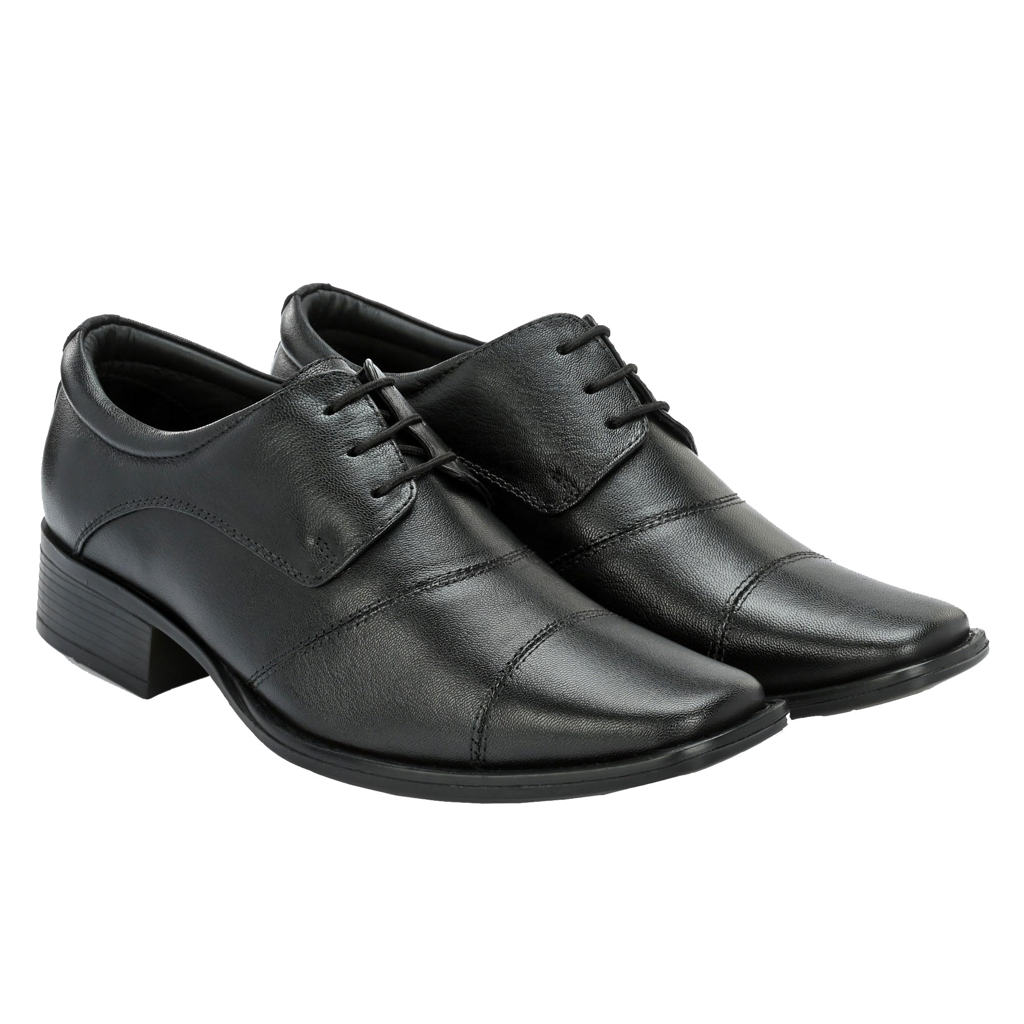 Vorth Genuine Leather Comfortable Lace Up Office Unfiorm Dress Formal Shoes for Men - Black_(5 UK) (B0CMLYWQ5X) Amazon Price History, Amazon Price Tracker