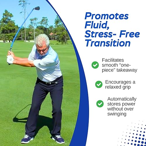 Miniatura 3 de Lag Shot XL 7 Iron - Ayuda para entrenamiento de columpio de golf elegida por los editores de Golf Digests Choice Best Swing Trainer del año 1 Ayuda