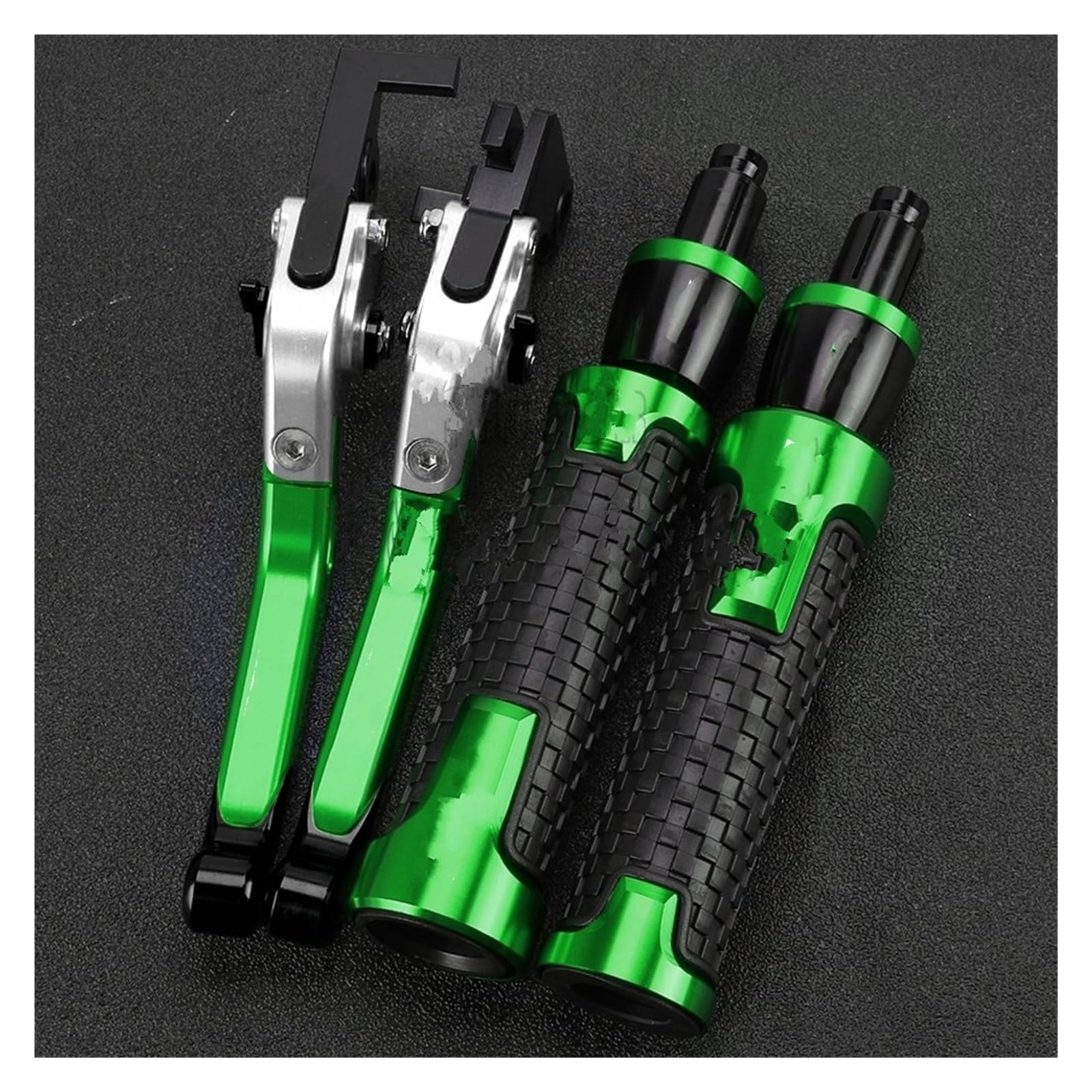 Tingyus A Motorbike Brake Lever For Kawasaki For Z1000 2007 2008 2009-2016 Motorcycle Brake Clutch Levers Handlebar Grips Ends(A)