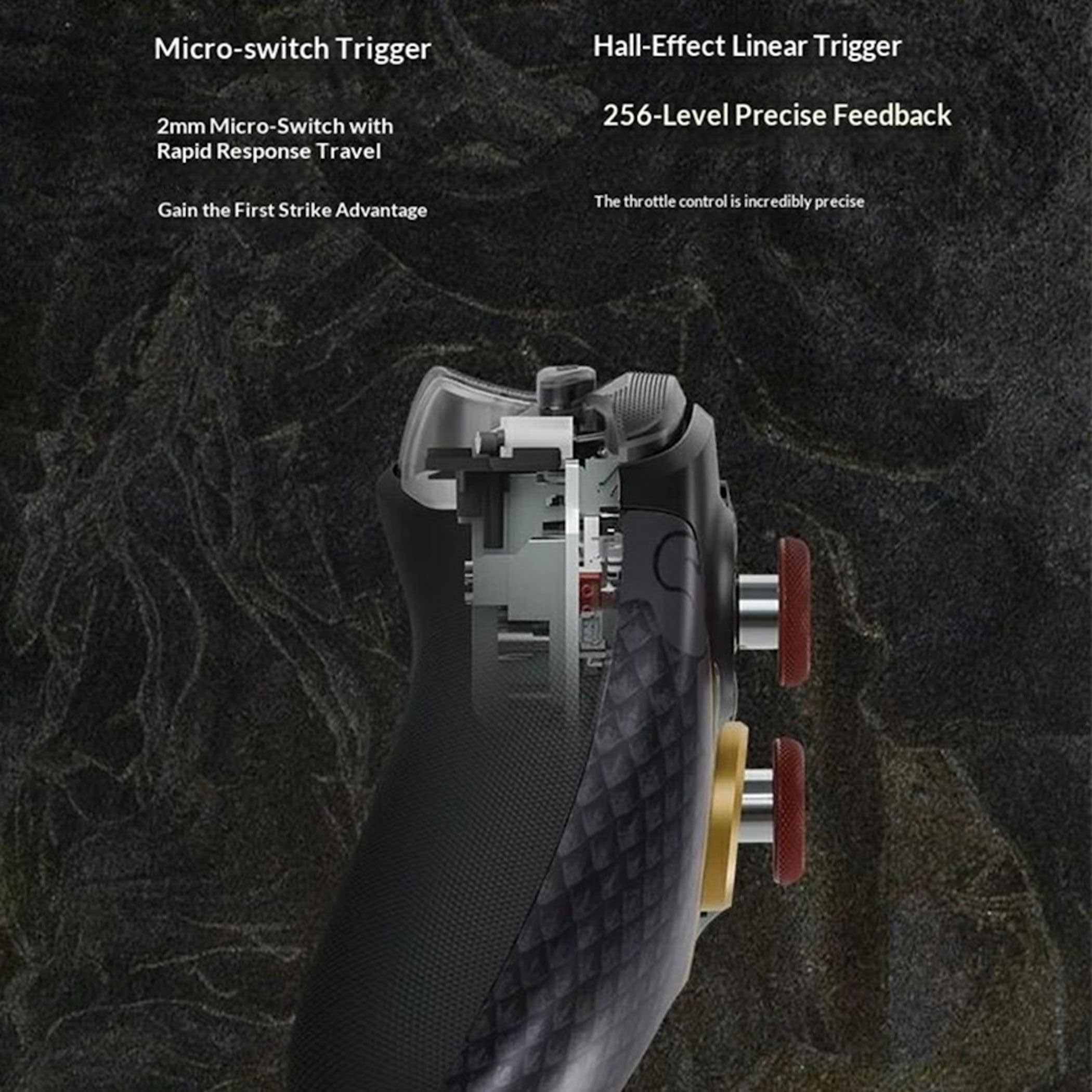 Wigento GameSir G7 Pro PC Kabelloser Gaming Controller | 8000Hz Polling, Mag-Res TMR Gen-2 Sticks, Makro-Tasten, Bewegungssensor - Nioh 3 Edition