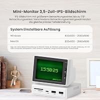 Hagibis 3.5" IPS hordozható monitor USB-C hub kártyaolvasóval 2