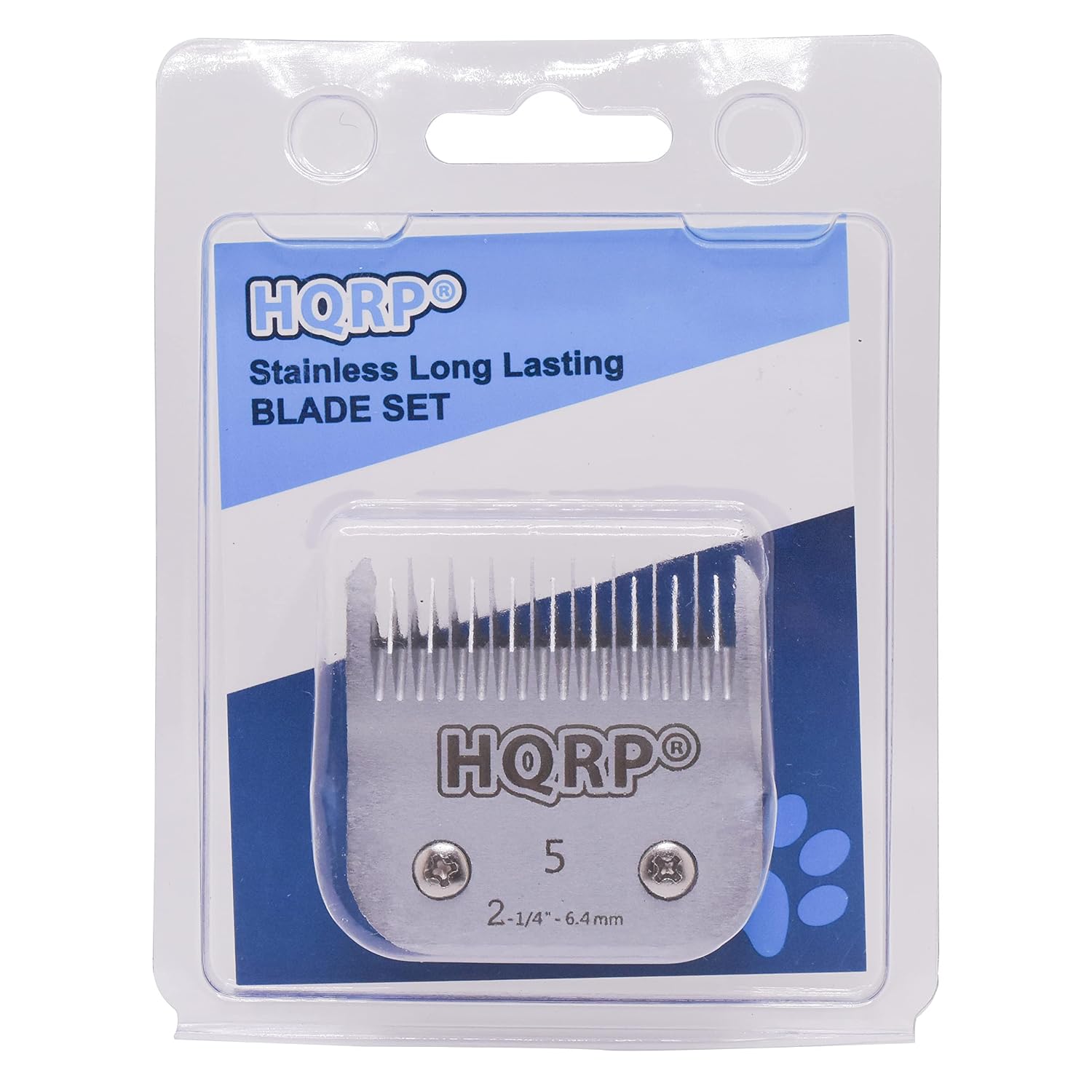 HQRP Size-5 Animal Clipper Blade Compatible with Oster A5, A-5 Turbo 2-Speed 078005-314-002, Golden A5, Turbo A5 Pet Grooming