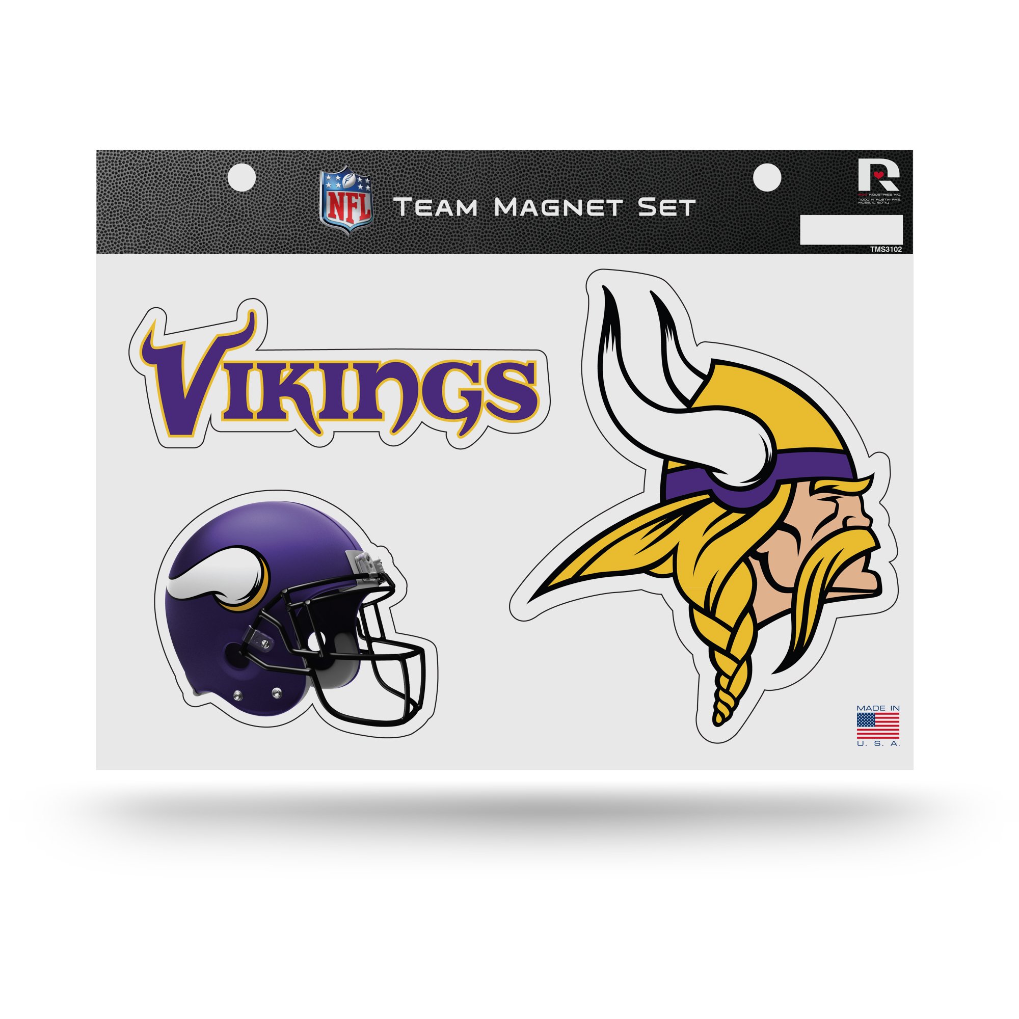 Rico Industries NFL Unisex-Adult Die Cut Team Magnet Set Sheet