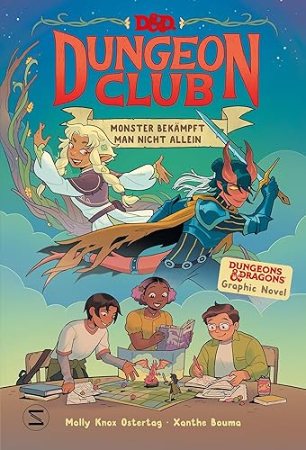 D&amp;D Dungeon Club. Monster bekämpft man nicht allein: Spannende Graphic Novel über Abenteuer, Freundschaft und Veränderung | Graphic Novel für Kinder ab 8