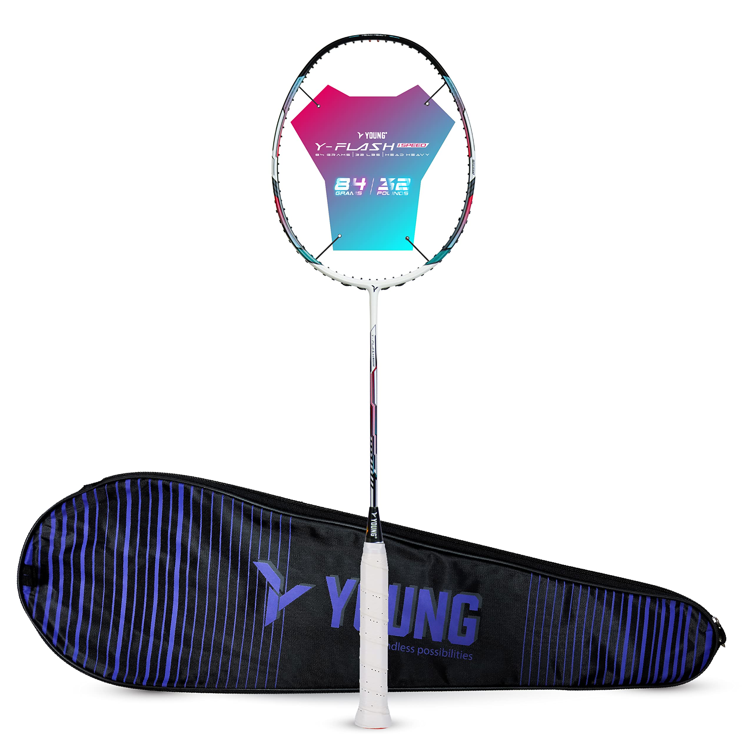 Buy Young YFlash iSpeed (32 LBS Max Tension, Head Heavy) Unstrung