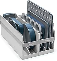 Vista 11 de Caraway - Juego de utensilios de horneado de cerámica antiadherente (11 piezas) - Hojas para hornear, moldes para hornear surtidos, rejilla