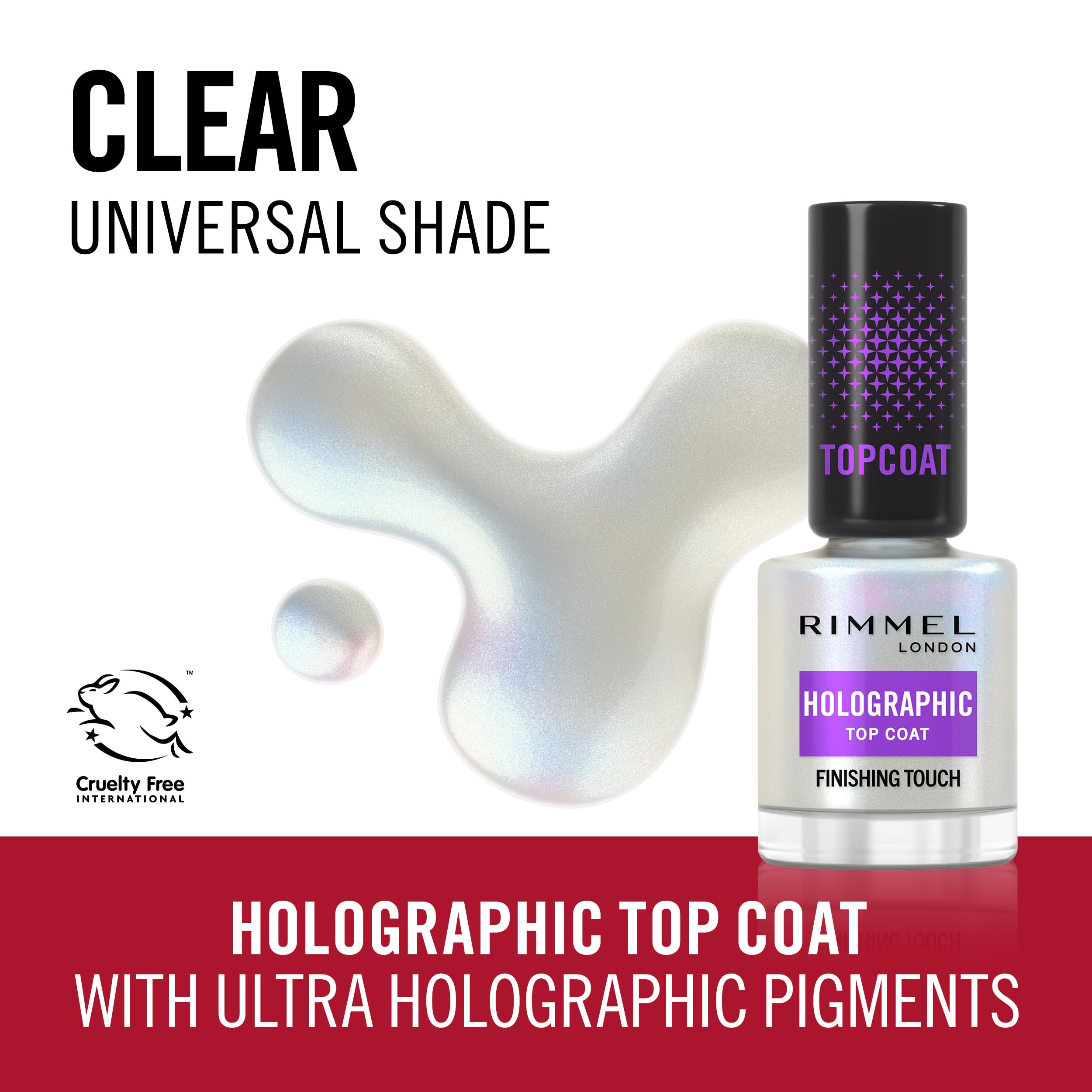 Holographic Top Coat 12 Ml