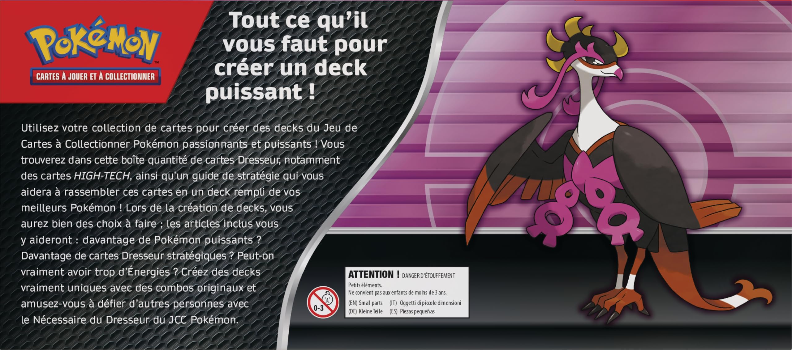 Nécessaire Du Dresseur Pokémon JCC – +50 Cartes Utiles – 4 Boosters – 65 Protège-cartes – Dé Et Marqueurs – Pour Joueurs Expérimentés