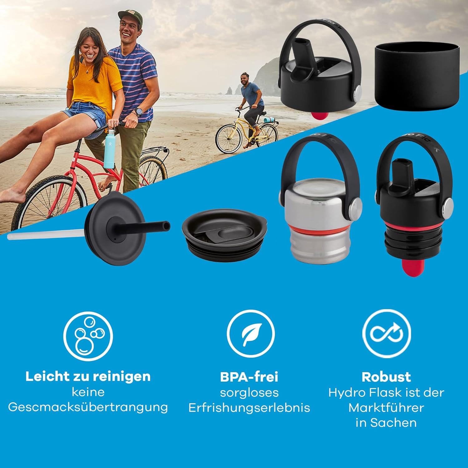 Hydro Flask Flex Boot - Accessory Silicone Water Bottle Protector - Dishwasher Safe, BPA-Free, Non-Toxic