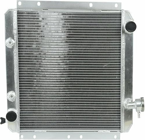 Miniatura 2 de Núcleo de radiador de 3 filas Racing de aluminio completo compatible con Toyota Land Cruiser FJ40 FJ45 Series L6 1958-1984