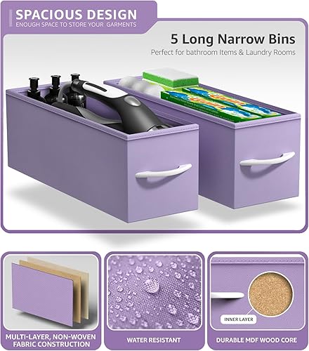 Miniatura 61 de Sorbus Torre estrecha con 4 cajones – Almacenamiento vertical para dormitorio, baño, lavandería, armarios y más, marco de acero, parte superior de