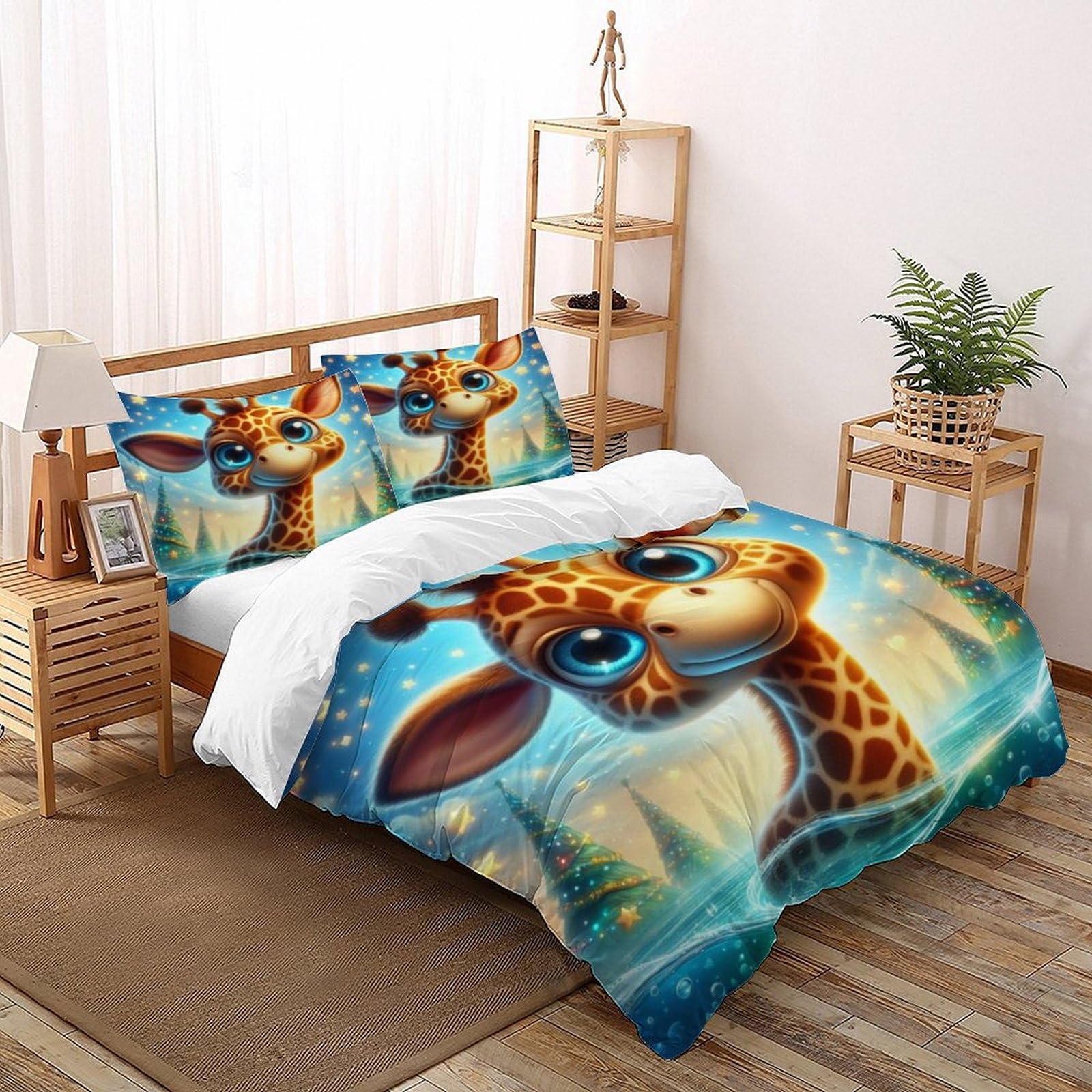 Housse de couette crâne rose zippée pour enfiler votre couette sans effort 135x200