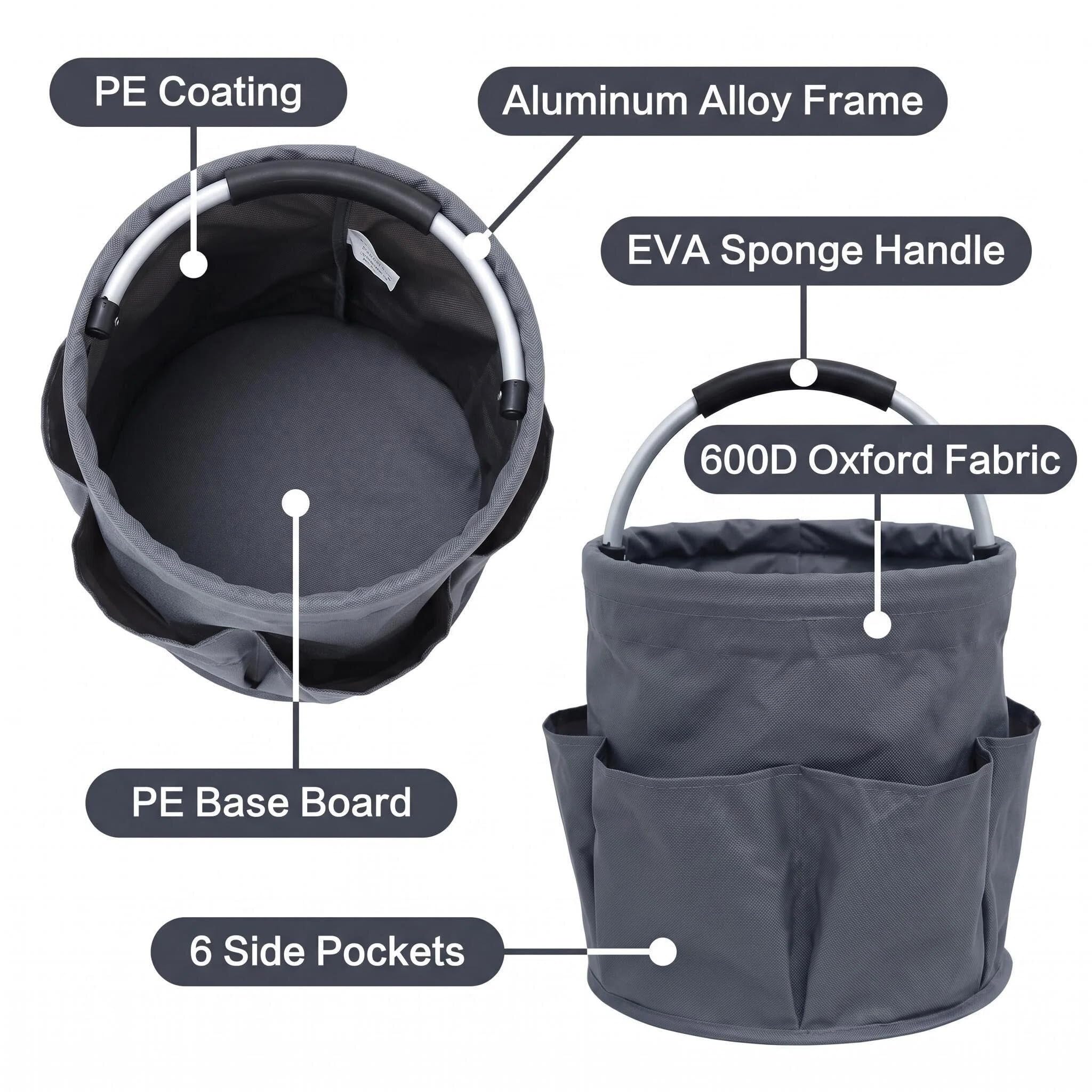 Cleaning Caddy Organizer - Grey -5 Cleaning Caddy Organizer - Grey -5