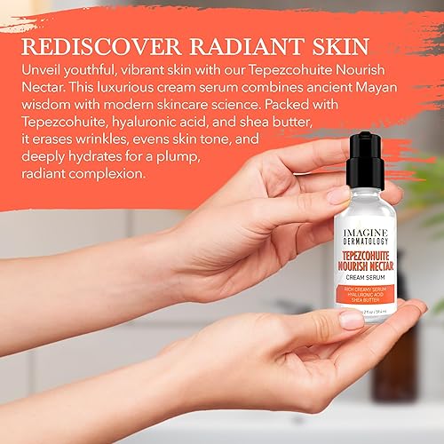 Miniatura 5 de Tepezcohuite Nourish Nectar Concentrado Ácido Hialurónico Manteca de Karité Crema de Suero Hidratante Extracto de corteza de Mimosa Tenuiflora