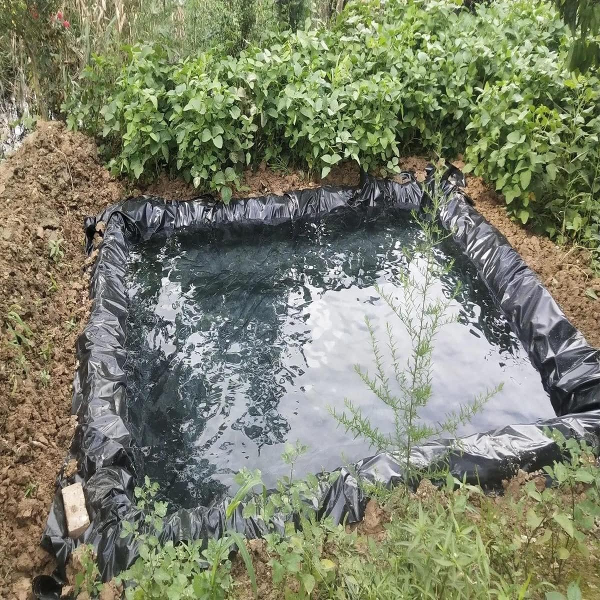 FishSafe - Rivestimento flessibile per laghetto da 4,7 mm, in EPDM, resistente, per stagni e piante acquatiche, dimensioni: 2,1 x 3 m, 2,1 x 4 m, 2,1 x 4,9 m