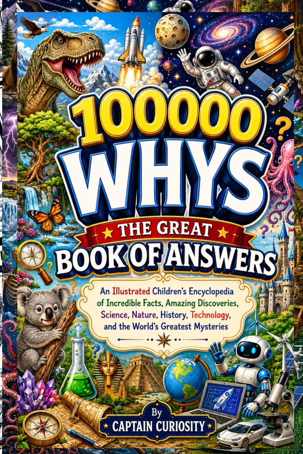 100000 Whys: The Great Book of Answers: An Illustrated Children's Encyclopedia of Incredible Facts, Amazing Discoveries, Science, Nature, History, Technology, and the World's Greatest Mysteries