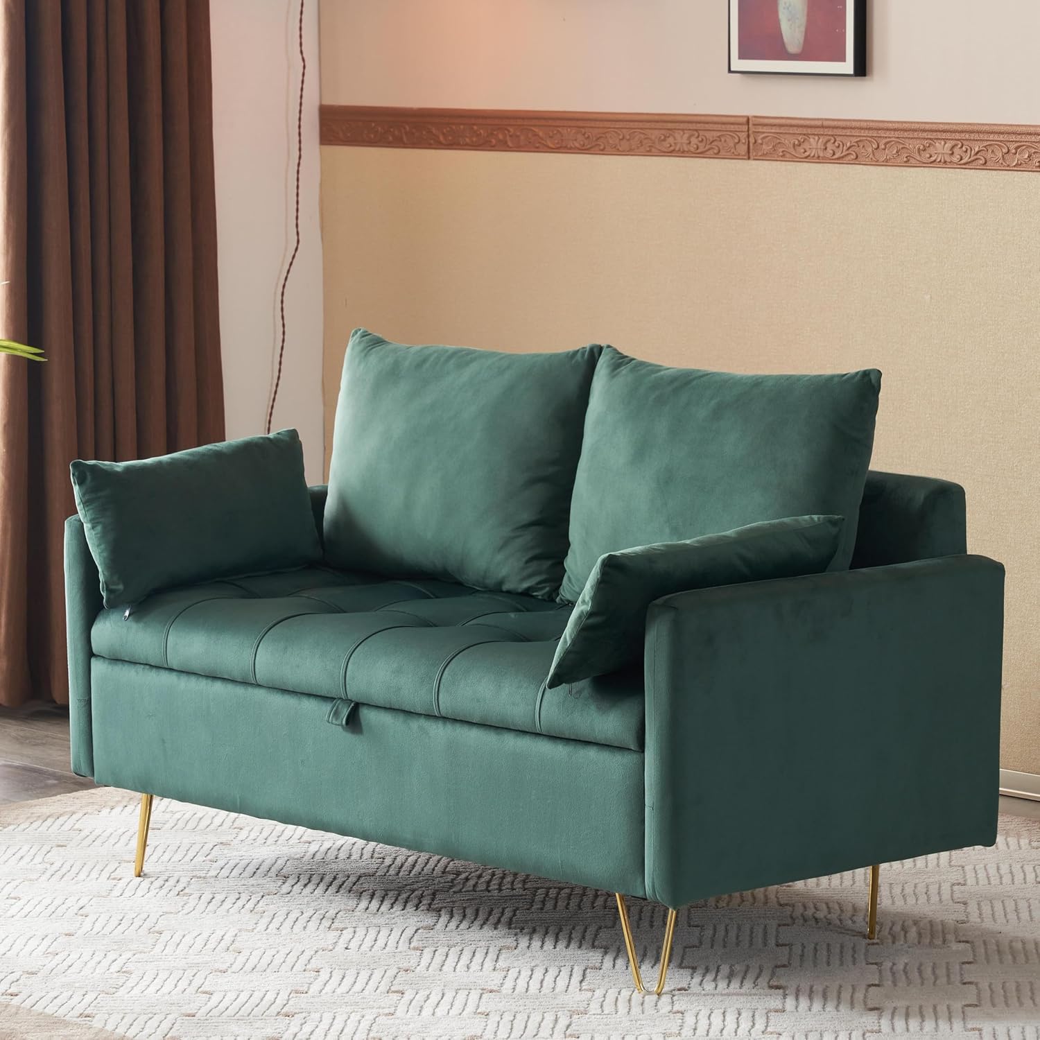 不二貿易 MY STYLEソファ 1人掛け オリーブグリーン