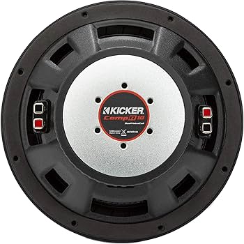 Amazon.co.jp: KICKER 10インチ Comp R ウーファー 2つの48CWR102